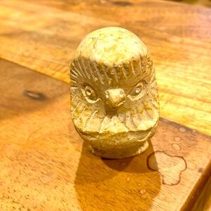 Carved Soap Stone Owl